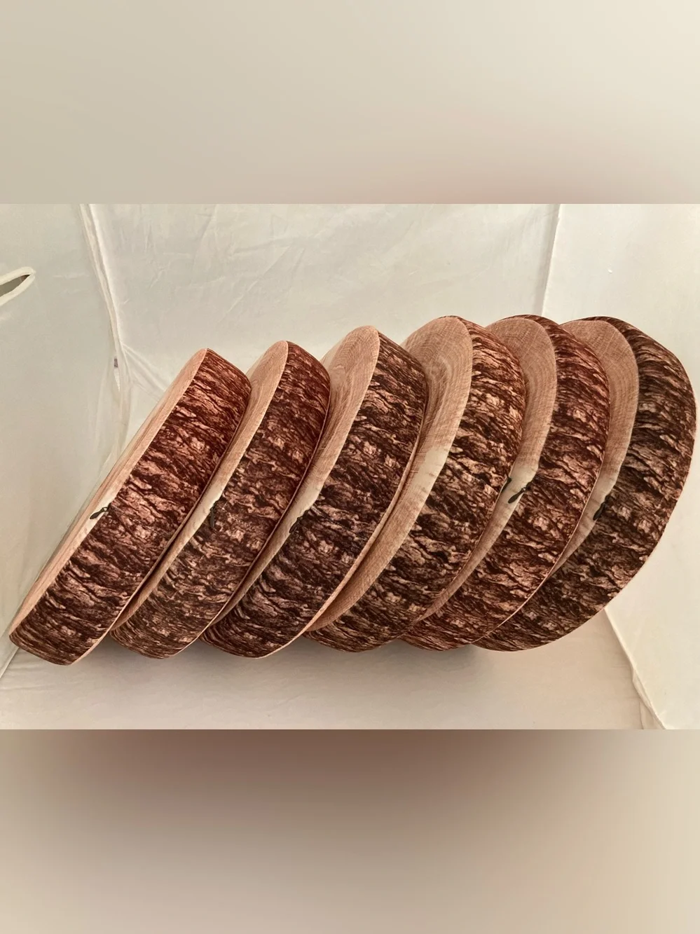 Six (6) Realistic Decorative Tree Stump Pillow Floor Cushion 3D Digital Printing